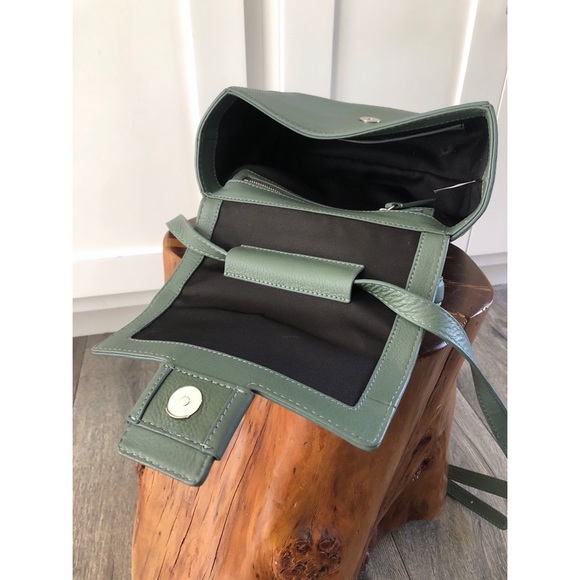 Perfect Steven Alan Teal Leather Box Bag - Picture 7 of 8